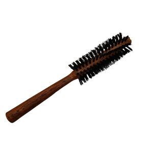 Vintage GOODY 8 inch Round Blow Styler Hair Brush Faux‎ Wood Wave Styling #5